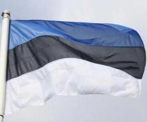 Puzzle Σημαία της Εσθονίας
